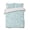 Blue, Sky, White, variant on Quilts Twin Size Bedding Set, Spring Pink Cobweb Lightweight Quilted Comforter, Abstract Boho Farmhouse Lines Soft Reversible Bedspread Coverlet with Pillow Covers for All Season, 68" x 86"