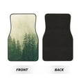 thumbnail image 2 of Honeii Fog Forest Print Car Foot Mat Four-Piece Set - Front & Rear Universal Car Floor Mats for SUVs, Trucks, Sedans, 2 of 7