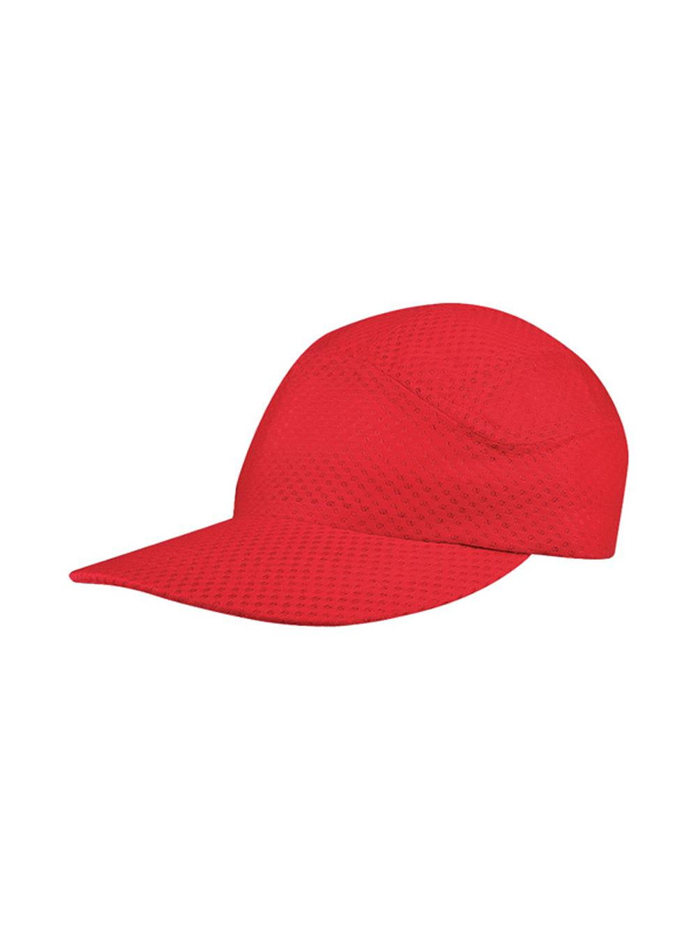 red running cap