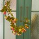 thumbnail image 1 of 20 luces LED de cadena de flores artificiales y guirnalda de ratán, decoración de alambre de cobre led de hada, energía solar, 6,6 pies Afortunado Sencillez, 1 of 2