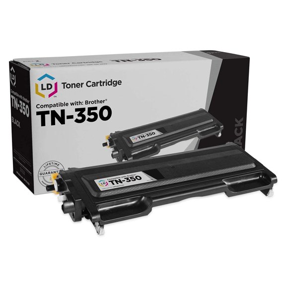 LD Compatible Toner Cartridge Replacement for Brother TN350 (Black)
