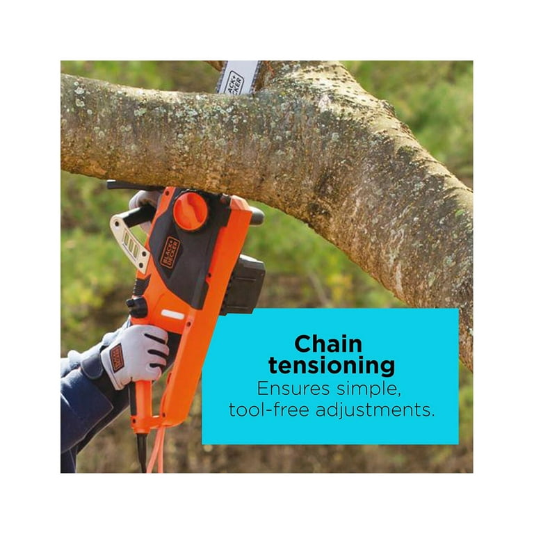 Electric chain saw CS1835 / 1800 W / 35 cm, Black+Decker - Sabre Saws