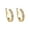 Yellow, variant on Stylish Screwless Ear Bone Cuff Crystals Decorated Skin Friendly Accessory