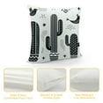 thumbnail image 4 of JRXY Decorative Throw Pillow Cover Case,Abstract Western Cactus Pillow Cases Square Standard Cushion Covers for Outdoor Couch Sofa Bed Car Gift Double Side Design White, 4 of 5
