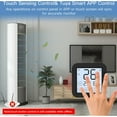 thumbnail image 5 of Smart Wifi IR Controlador de aire acondicionado Termostato con pantalla LCD App Control Temperatura Humedad Sensor Monitor Compatible con Alexa Google Home para Mini Split AC portátil (Negro) esquí esquí Gafas de esquí, 5 of 5