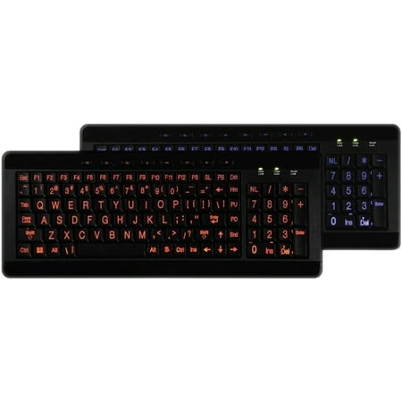 A4Tech Wired Keyboard with Large Print LED
