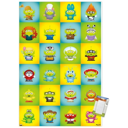 Disney Pixar - Aliens Group Wall Poster, 14.725" x 22.375"