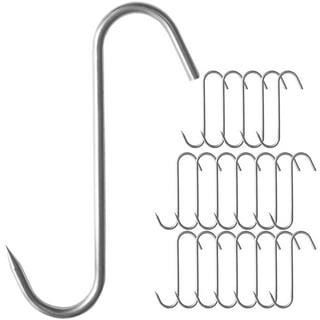 NUOLUX Meat Hooks for Butchering T Shaped Steel Hook with