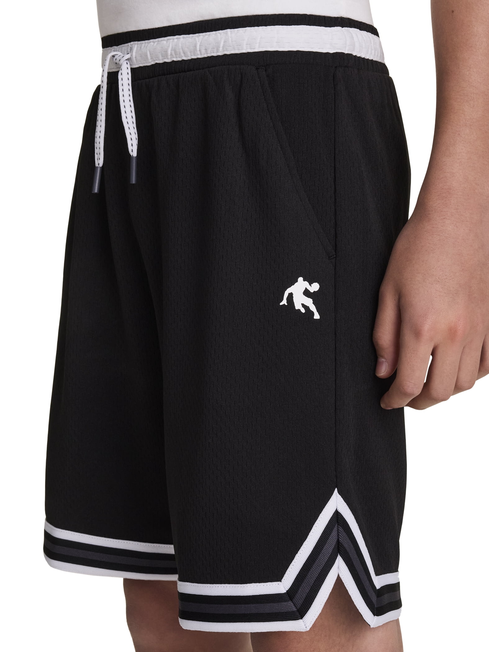 AND1 Boy's Athletic Performance Challenger Short 8" Inseam, Sizes 4-18