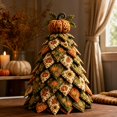 thumbnail image 3 of Bsirktail Halloween Craft Kit, DIY Fabric Tree Decoration Kit, 3D Quilted Halloween Tree Craft Project for Beginners, Tabletop Home Decor DIY Project for Halloween Mantel Shelf Party Display (D), 3 of 6
