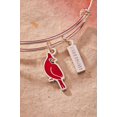thumbnail image 2 of Pulsera Alex and Ani Strength Cardinal Duo Charm en plata, 2 of 9