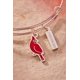 thumbnail image 2 of Pulsera Alex and Ani Strength Cardinal Duo Charm en plata, 2 of 9