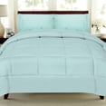 thumbnail image 2 of Luxury 5 Piece Bed in a Bag Down Alternative Comforter and Sheet Set - Aqua - King, 2 of 2