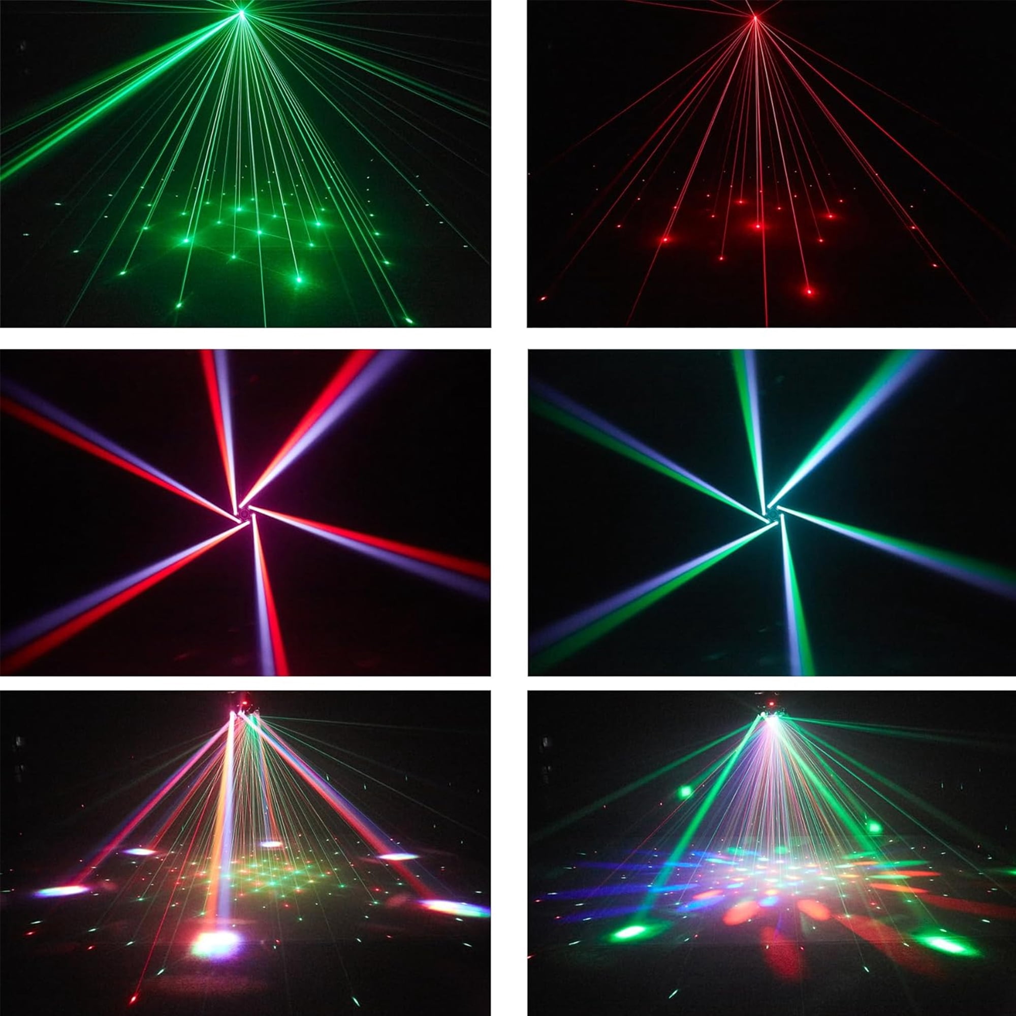 Moving Head Dj Lights for Parties, Disco Stage Lights 7-in-1 LED RGBW 6 Arms with Mixed Lighting Effects,DJ Stage Lighting for Party Disco Club Wedding Bar