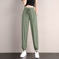 thumbnail image 4 of Fall Fashion Must Haves Trousers Casual Green XLWinter Clothing For Women, 4 of 5
