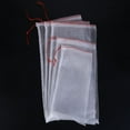 thumbnail image 4 of 50pcs Plant Seed Protection Bags Reusable Nylon Fruit Covers Insect Proof Drawstring Mesh, 4 of 9
