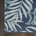 thumbnail image 4 of Nourison Garden Oasis Indoor/Outdoor Navy 5' x 7' Area Rug (5x7), 4 of 10