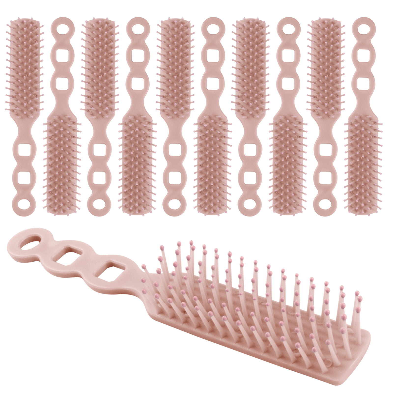 Hair Brushes in Bulk for Homeless, 15 Pack Disposable Hair Brush Individually Wrapped, Vent Hair