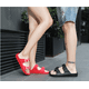 thumbnail image 3 of Deslizamiento ajustable en Eva Doble hebilla Diapositivas Plantilla cómoda Tanga Sandalias para mujer editor Jormftte HMHZ828-14, 3 of 5