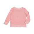 thumbnail image 1 of Rabbit Skins Tout-Petit Harborside Mélange Éponge Française Col Rond avec Coudières RS3379, 1 of 2