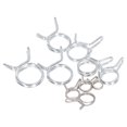 thumbnail image 3 of 150Pcs Double Wire Spring Tube Clip High Hardness Corrosion Resistance Hose Clamp for Farm, 3 of 14