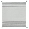 thumbnail image 4 of SAFAVIEH Montauk Jobeth Striped Cotton Area Rug, Grey/Ivory, 3' x 5', 4 of 10