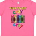 thumbnail image 4 of Inktastic Time to Get Cray Cray Crayons Humor Boys or Girls Toddler T-Shirt, 4 of 5