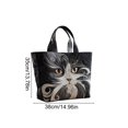 thumbnail image 3 of Hometravel Quilted Tote Bag for Women Cat Pattern Print, Large Capacity Multi-Purpose Laptop Bag, Crossbody Shoulder Tote for Work, Beach, Gym, Overnight, 3 of 6