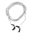 thumbnail image 3 of Cadena para gafas de sol de metal dorado con cordón para el cuello, 3 of 9