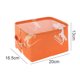 thumbnail image 2 of Caja de almacenamiento portátil de tela plegable, caja de almacenamiento de escritorio, 2 of 5