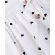 thumbnail image 5 of Vestido Beebay blanco con estampado de corazones y botones, 12-18 meses, 5 of 6