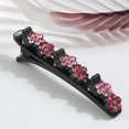 thumbnail image 2 of 2024 Exquisite Floral Hair Clip Sparkling Colorful Barrettes for Women Girls, 2 of 4