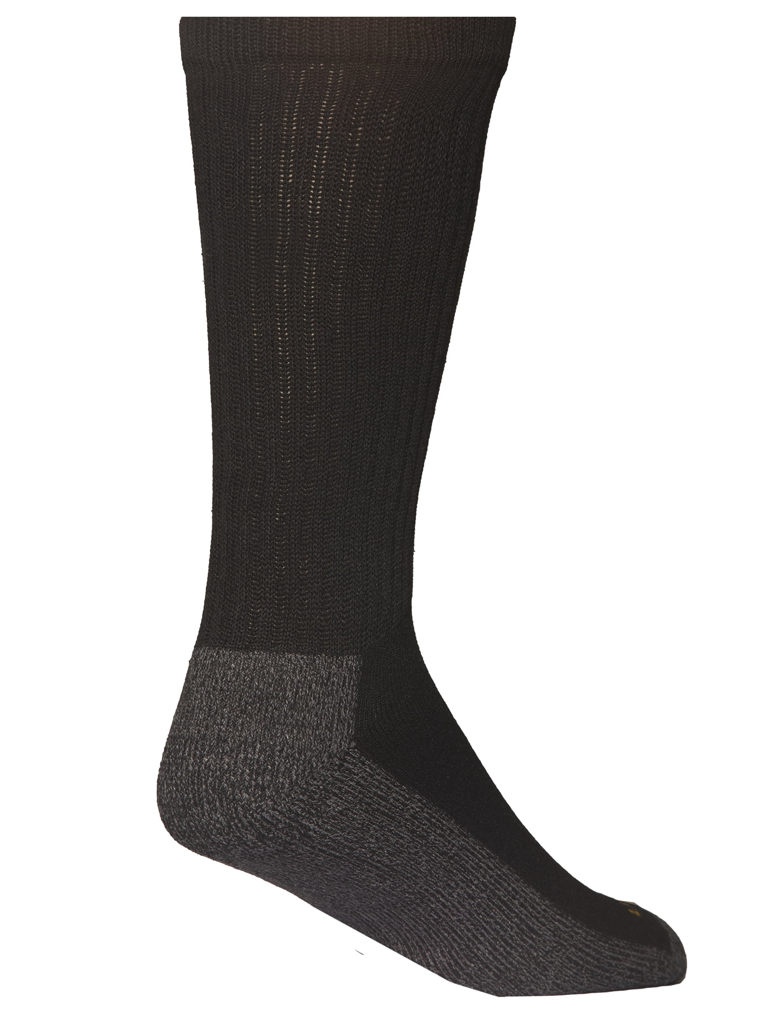Rustler Men's Socks, Active Crew Socks for Men, 10-13, White/Grey Heather, 3-Pack
