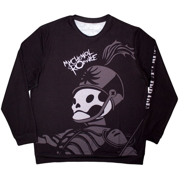 My Chemical Romance Unisex Long Sleeve T-Shirt Pepe (Sleeve Print) (XX-Large)