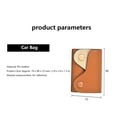 thumbnail image 2 of FAGINEY Portable PU Leather Stylish Anti-Theft Card Bag Holder Container Storage Organizer Mother Gift, 2 of 7