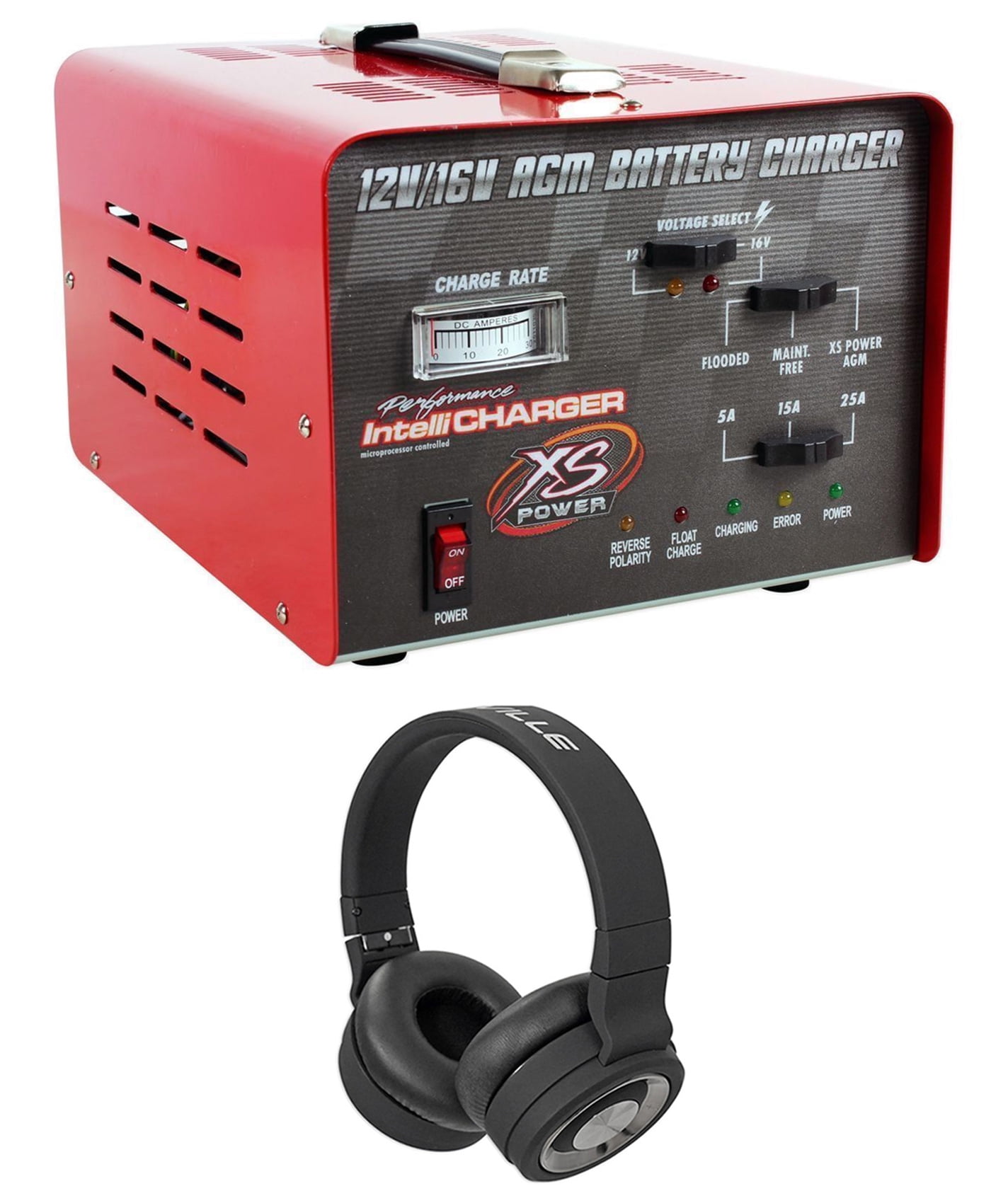 XS POWER 1005 12/16V Intellicharger Car Battery Charger+Wireless