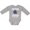 AC-Heather Grey, variant on Inktastic Future Lineman Like Daddy Boys Long Sleeve Baby Bodysuit