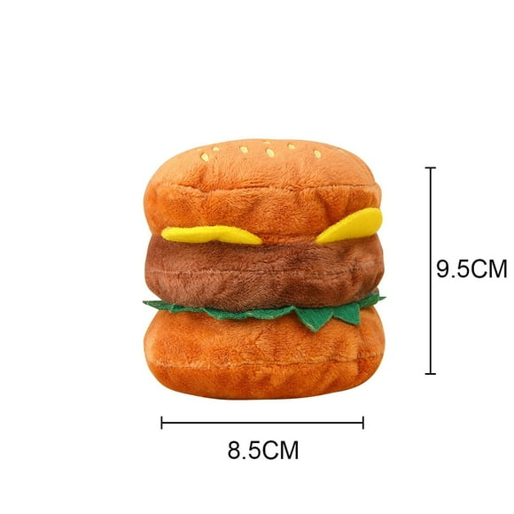 Burger Squeaky Jouet pour Animaux de Compagnie
