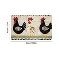 thumbnail image 3 of Welcome Doormat with Rabbit Chick Cow Designs Non Slip Silicone Back Doormat for Front Door Entryway Kitchen Bathroom Porch Indoor Outdoor Decorative Rug Water Absorbent Doormat for Home Decor, 3 of 7