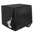 thumbnail image 2 of 4 Sizes Generator Cover Windproof Protective Cover Waterproof Oxford Cloth Multipurpose Cover Engine Hood Protection Black, 2 of 7