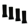 thumbnail image 2 of 4 patas de muebles, patas de soporte para cama, soporte de carga, marco de cama, patas de soporte fijas, patas de Metal para mesa para sofá, gabinete, negro Macarena Pata de la cama, 2 of 8