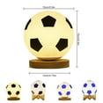 thumbnail image 2 of Football Night Light Soccer LED Lamp With Wooden Stand Remote Control And Usb Rechargeable  Gifts For Girls Boys, 2 of 13