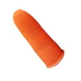thumbnail image 2 of Guantes de látex para la punta de los dedos, antiestáticos, antideslizantes, desechables, naranja, guantes de protección para la punta de los dedos, S 100 unids/set Sweethay AF0051-01B, 2 of 7