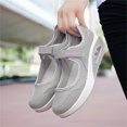 thumbnail image 5 of Womens Walking Shoes,Women Fashion Floral Embroidery Slip On Platform ﻿﻿Sneakers Casual Lightweight Loafers Flats Shoe, 5 of 7