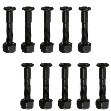 

40 Sets Practical Longboard Mounting Screws Set Skateboard Mounting Bolts Set