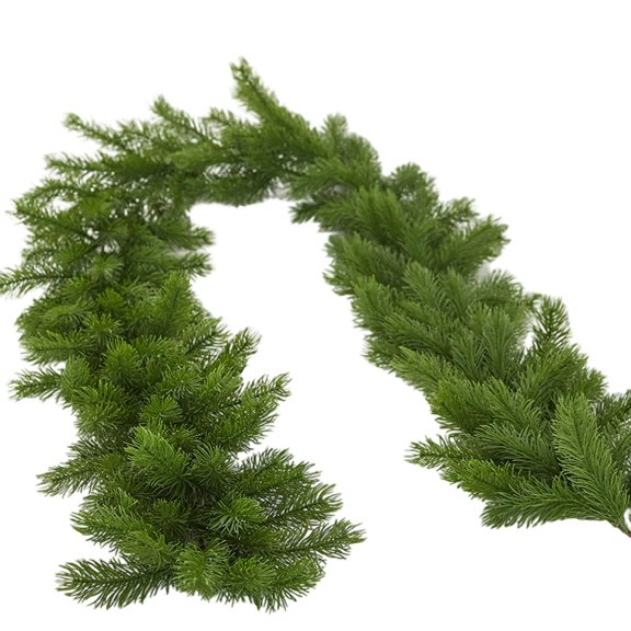 6FT Real Touch Norfolk Pine Garland - Artificial Christmas Greenery for Fireplace Mantle, Stairs, Wall, Table Decor, and Anthropology Fall Decor