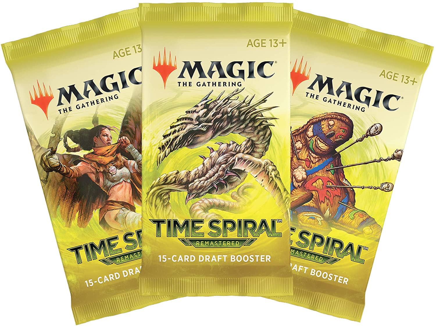 Magic The Gathering MTG Time Spiral Remastered 3 Booster Draft Pack Box 45 Cards 