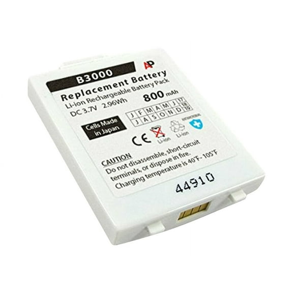 vocera communications badge b3000: white replacement battery. 700 mah
