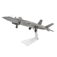 thumbnail image 2 of Rushawy 1:72 Craft Building Model Kits Table Scene 4D Plane Model Airplane Miniature for Gray, 2 of 8