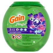 Gain Moonlight Breeze Flings! Laundry Detergent Pacs, 72 Count